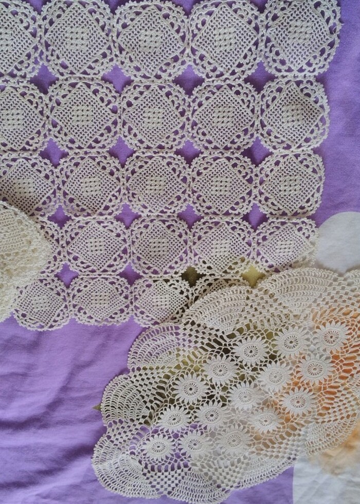 Dantel takim ve tepsi ortusu - Görsel 2