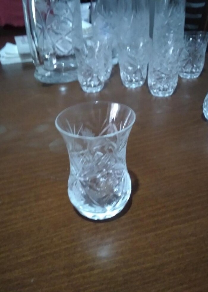 Kristal çay bardağı. - Görsel 2