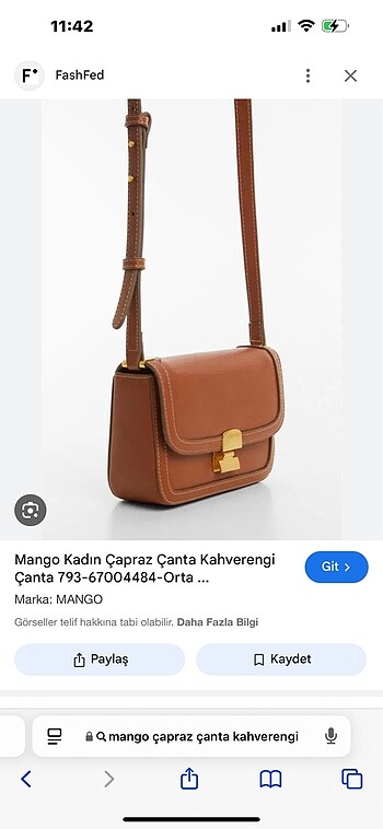 Mango Mango Çapra Çanta