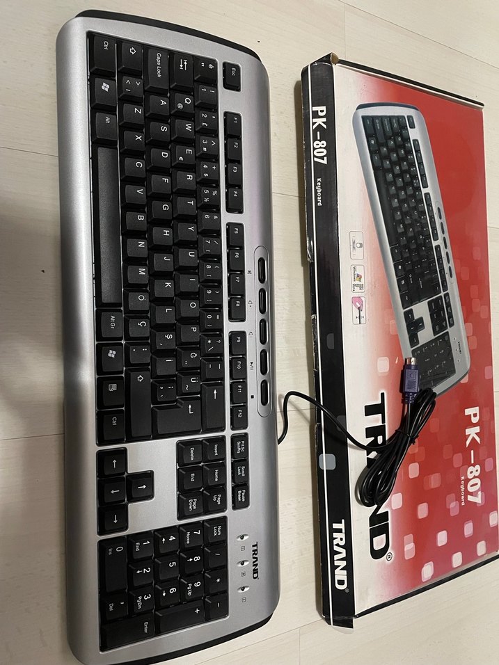 TRAND PK-807 Siyah Kablolu Klavye - Görsel 2