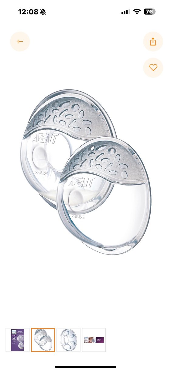 Philips Avent Göğüs Kabı - Mor - Görsel 2