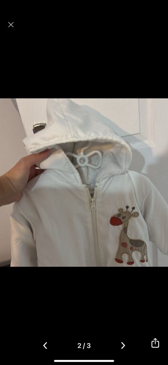 Beyaz Fermuarlı Tulum - Görsel 3