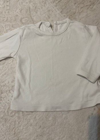 Beyaz Çocuk Uzun Kollu Atlet - Görsel 2