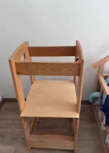  Beden Ahşap çocuk öğrenme kulesi