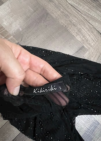 Kikiriki Siyah taşlı Uzun Tulum