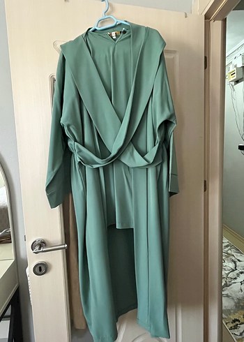 Uzun Boy 3 lü takım (uzun kimono,kısa kol içlik ve pantolon) - Görsel 3