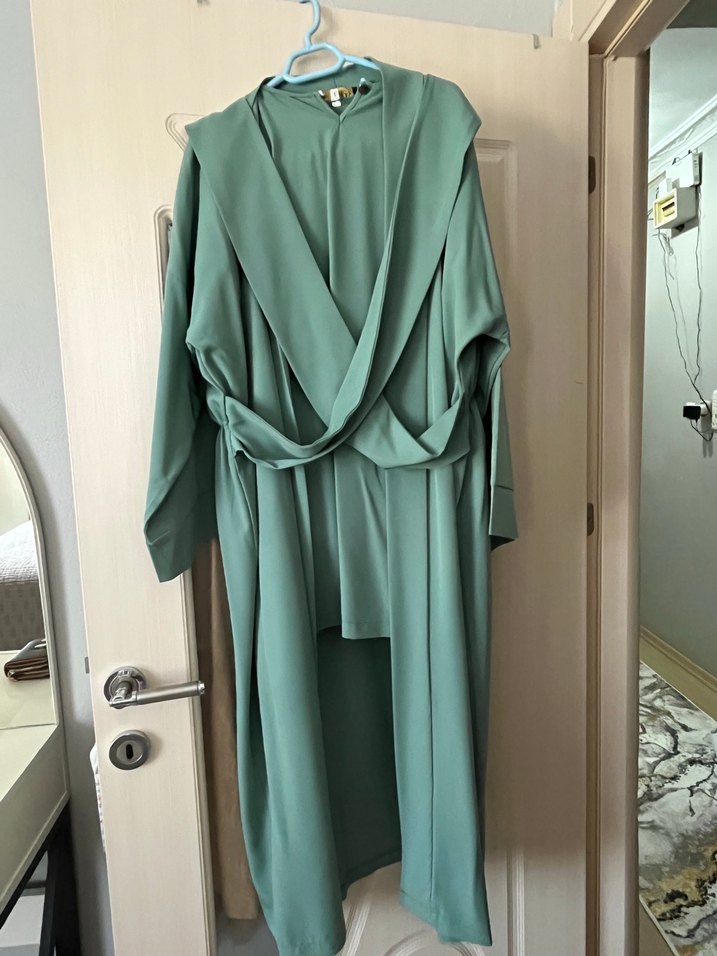 Uzun Boy 3 lü takım (uzun kimono,kısa kol içlik ve pantolon) - Görsel 3