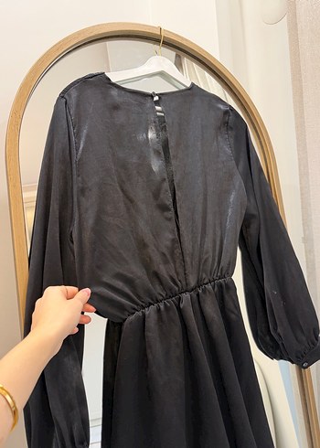 Siyah Mini Boy Salaş Kadın tulum - Görsel 3