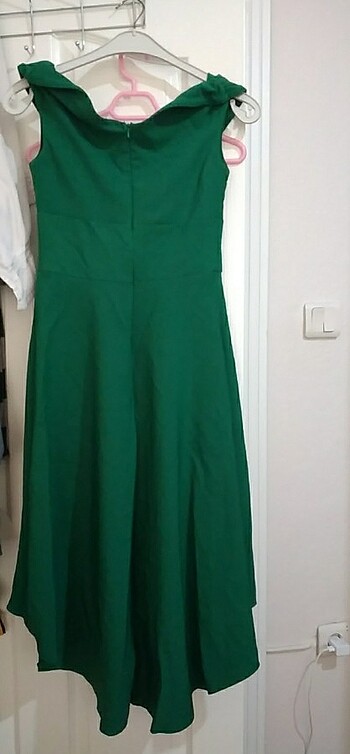 s Beden yeşil Renk Elbise