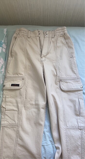 urban outfitters bej kargo pantalon