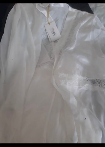 Versace Uzun beyaz Gece Elbisesi - Görsel 2