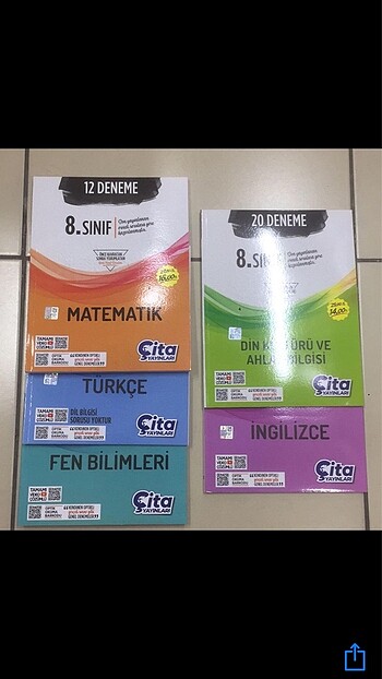 8. Sınıf LGS Branş Deneme Seti Çıta Yayınları