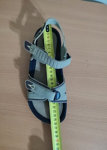 ceyo bej Erkek Çocuk Tokalı Günlük Sandalet - Görsel 7