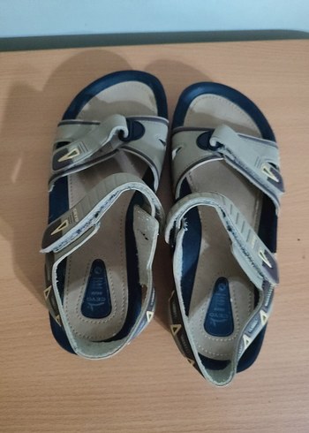 ceyo bej Erkek Çocuk Tokalı Günlük Sandalet - Görsel 4