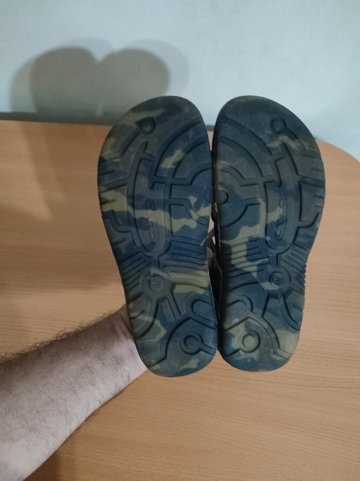 ceyo bej Erkek Çocuk Tokalı Günlük Sandalet - Görsel 2