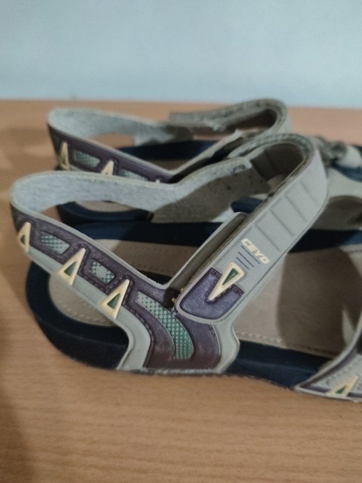 ceyo bej Erkek Çocuk Tokalı Günlük Sandalet - Görsel 5