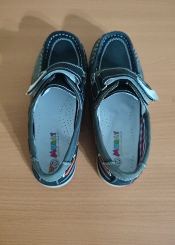 Erkek Çocuk Gri-Kahverengi Tokalı Günlük Ayakkabı - Görsel 4