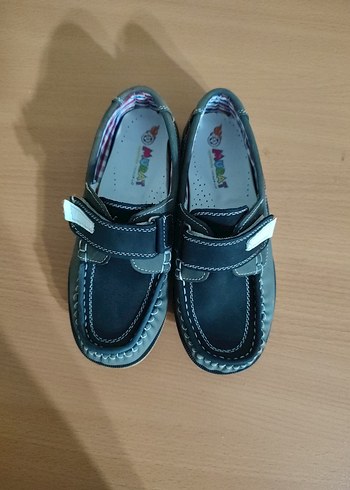 Erkek Çocuk Gri-Kahverengi Tokalı Günlük Ayakkabı - Görsel 2