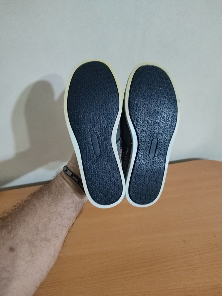 Erkek Çocuk Gri-Kahverengi Tokalı Günlük Ayakkabı - Görsel 5