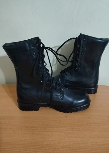 Siyah Erkek Deri Bağcıklı Bot - Görsel 3