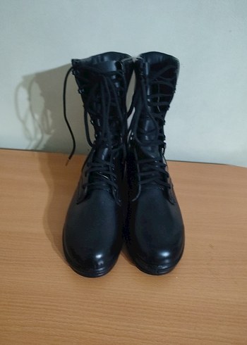 Siyah Erkek Deri Bağcıklı Bot - Görsel 7