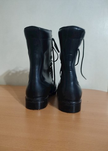 Siyah Erkek Deri Bağcıklı Bot - Görsel 2