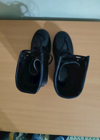 Siyah Erkek Deri Bağcıklı Bot - Görsel 5