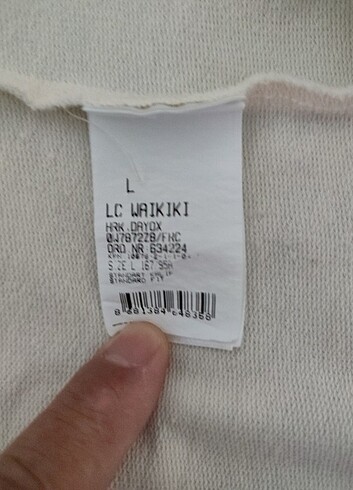 l Beden ten rengi Renk LCW bayan kapşonlu sweatshirt 