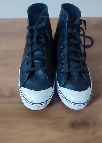 U.S Polo Assn. Us Polo Siyah Bagcikli Yuksek Bilekli Sneaker