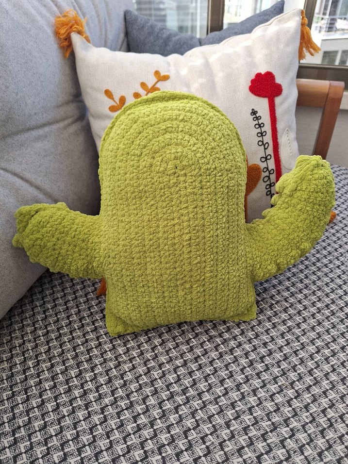 Renkli Kaktüs Peluş Oyuncak - Görsel 3