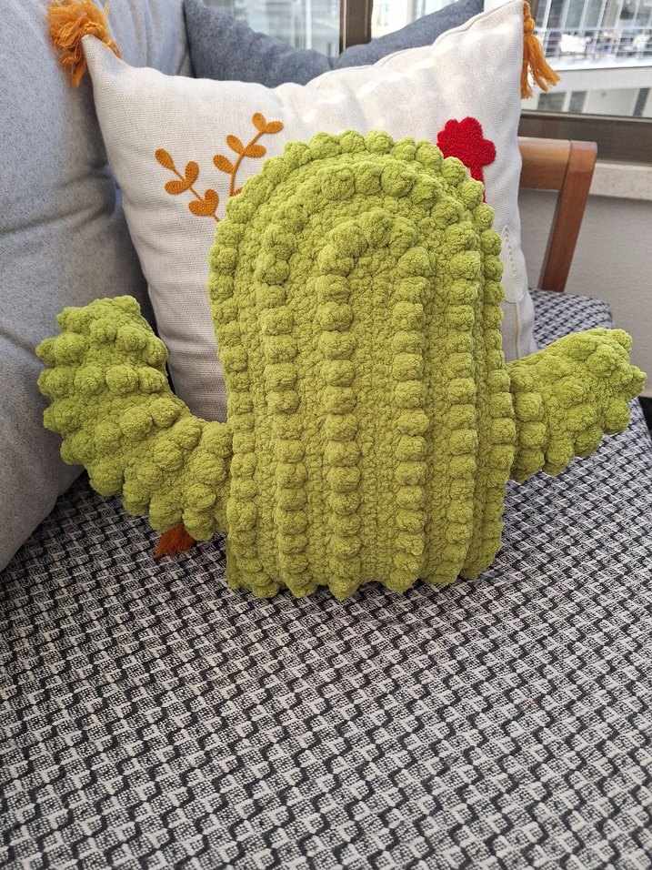 Renkli Kaktüs Peluş Oyuncak - Görsel 4