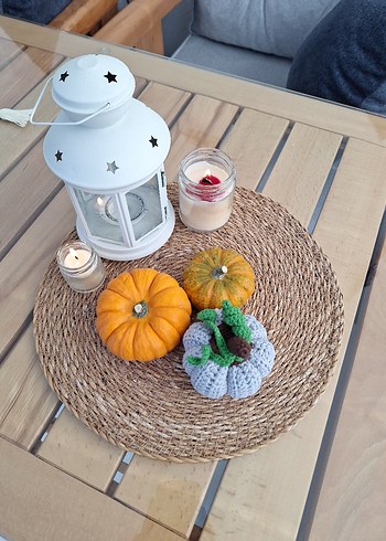 Renkli Örgü Kabak dekorasyon - Görsel 3