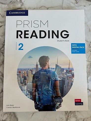 Cambridge Üniversitesi prism reading A2 kitabı.