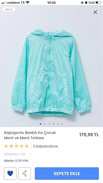 Lcw çocuk mont