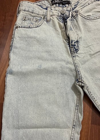 Diğer Gri Bol Kesim Street Style Kadın Jean