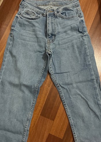 Diğer Kadın Mavi Midi Denim Pantolon