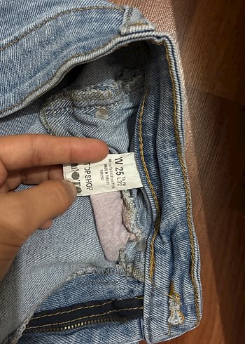 diğer Beden Kadın Mavi Midi Denim Pantolon