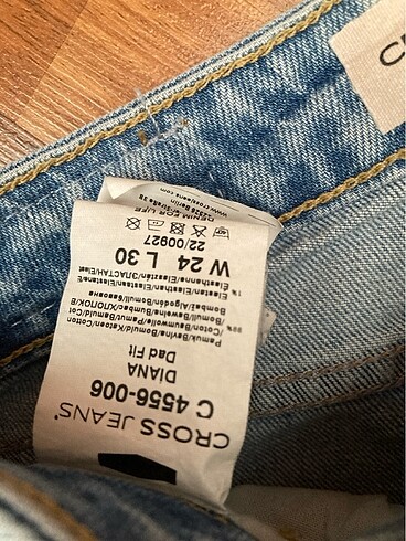 xs Beden mavi Renk Cross jean