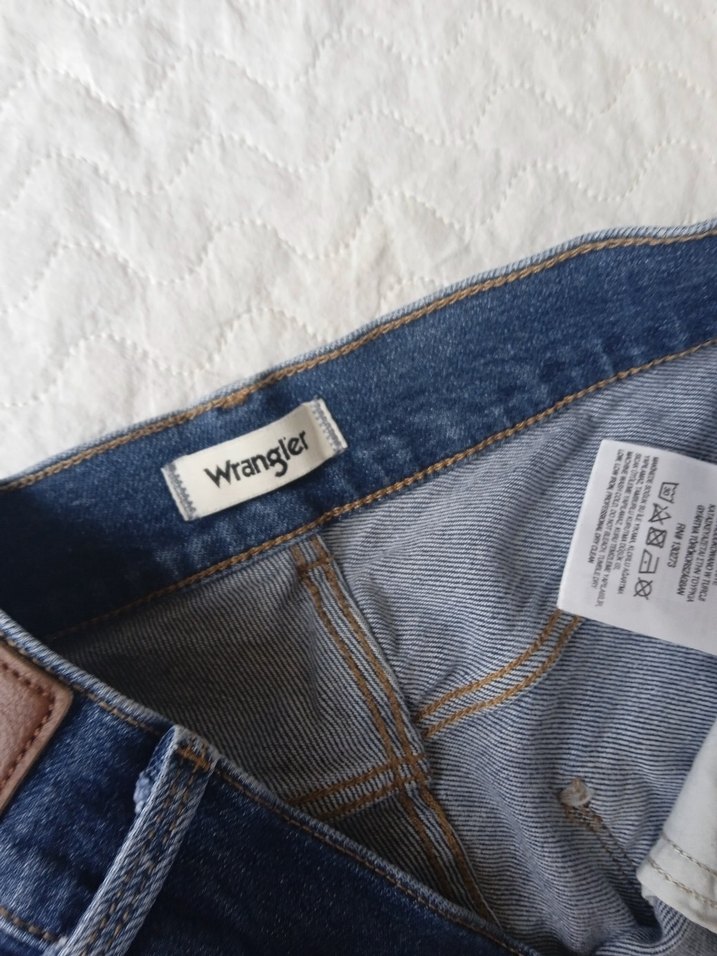 Wrangler Kadın Mavi Denim Pantolon - Görsel 3