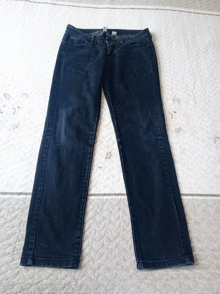 Gri Kadın Normal Kesim Denim Jean - Görsel 2