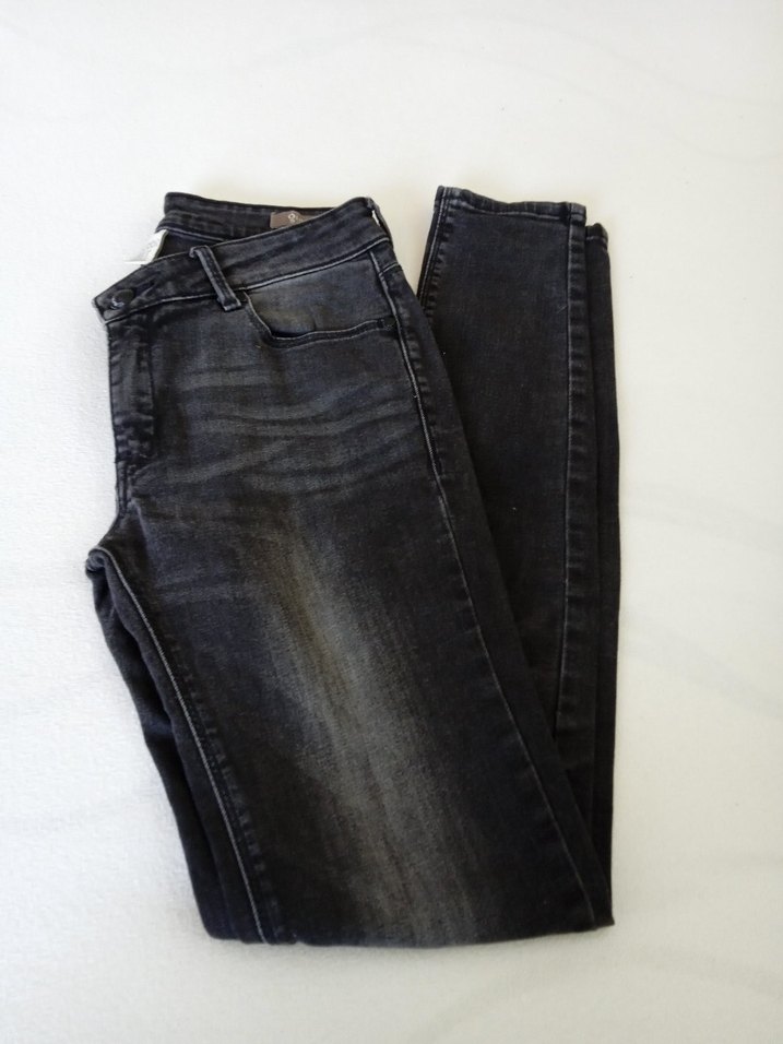 Füme Denim Kadın Dar Kesim Jean - Görsel 2