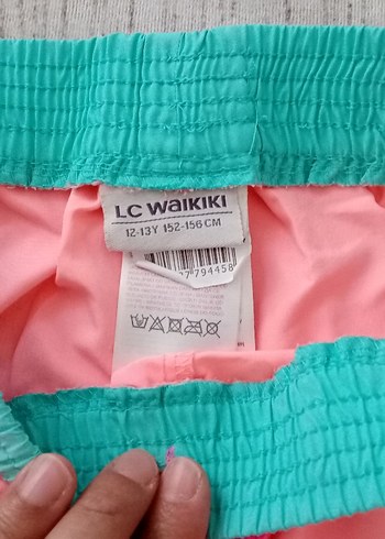 LC Waikiki Renkli Kız Mini Şort, Elastik Bel