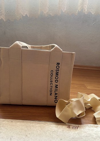 Bej Baskılı Kadın Omuz Çantası - Görsel 3