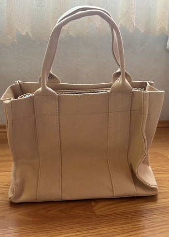 Bej Baskılı Kadın Omuz Çantası - Görsel 2