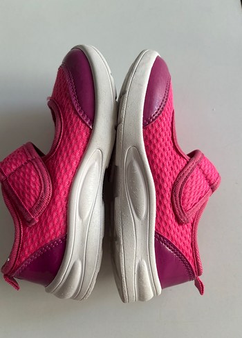 Kız Çocuk Pembe Cırtcırtlı Spor Ayakkabı - Görsel 4