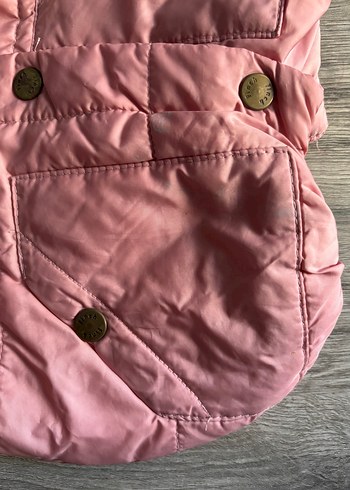 Kız Çocuk Kahverengi Kürklü Yelek - Görsel 9