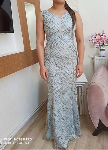 Balık Model Abiye Elbise