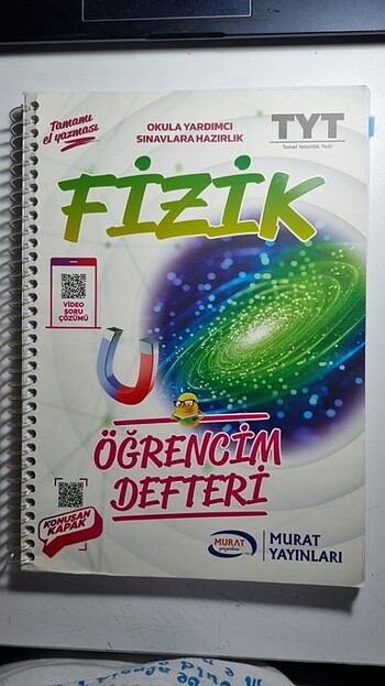 Murat yayınları öğrencim defteri tyt fizik