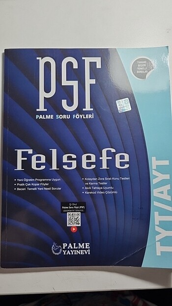 Palme yayınları soru föyleri felsefe tyt / ayt