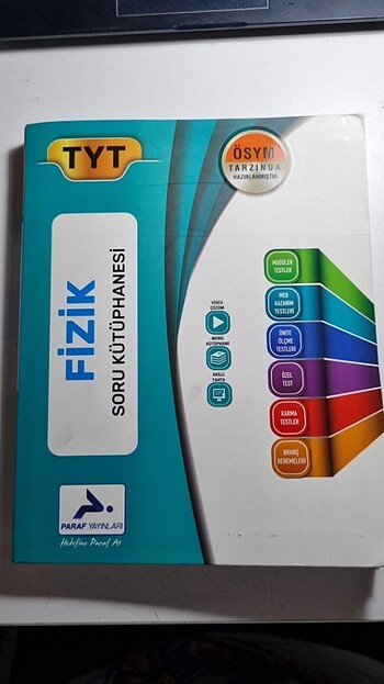 Paraf yayınları tyt fizik soru bankası 